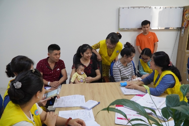 Chia sẻ yêu thương, chúc mừng các bệnh nhi được xuất viện
